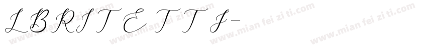 LBRITE TTF字体转换